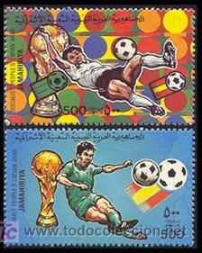 Sellos: LIBIA 1982 Pr.HB48/49 2v - Foto 1