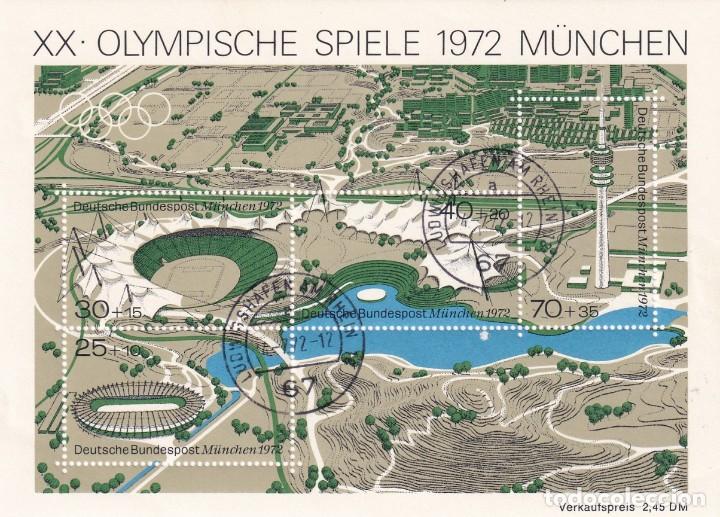 Sellos: HB Alemania 1972 / XX Olympische Spiele 1972 M&uuml;nchen - Juegos Ol&iacute;mpicos Munich / Vel&oacute;dromo - Esta...