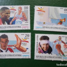 Sellos: :GUINEA ECUATORIAL, 1993, CAMPEONES OLIMPICOS BARCELONA-92, EDIFIL 165/68. Lote 363479765