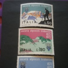 Sellos: SELLO ITALIA NUEVO. 1977. 100ANIV SOCIEDAD ALPINA TRIDENTINA. MONTAÑAS. ALPINISMO. DEPORTE. NATURALE. Lote 365200446