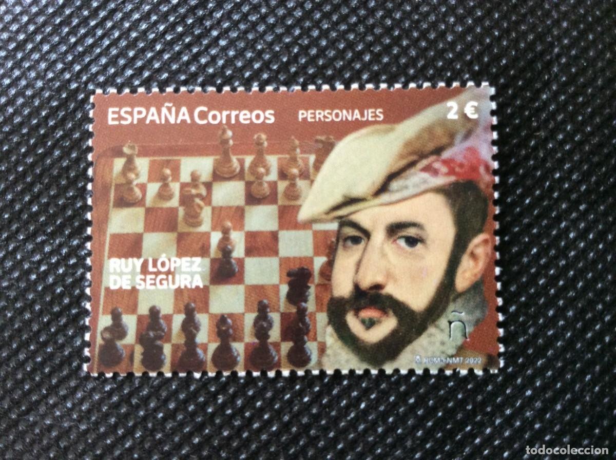spain 2022 espagne Personalities Ruy Lopez SEGURA 1530 Author Chess Maste  1v FDC