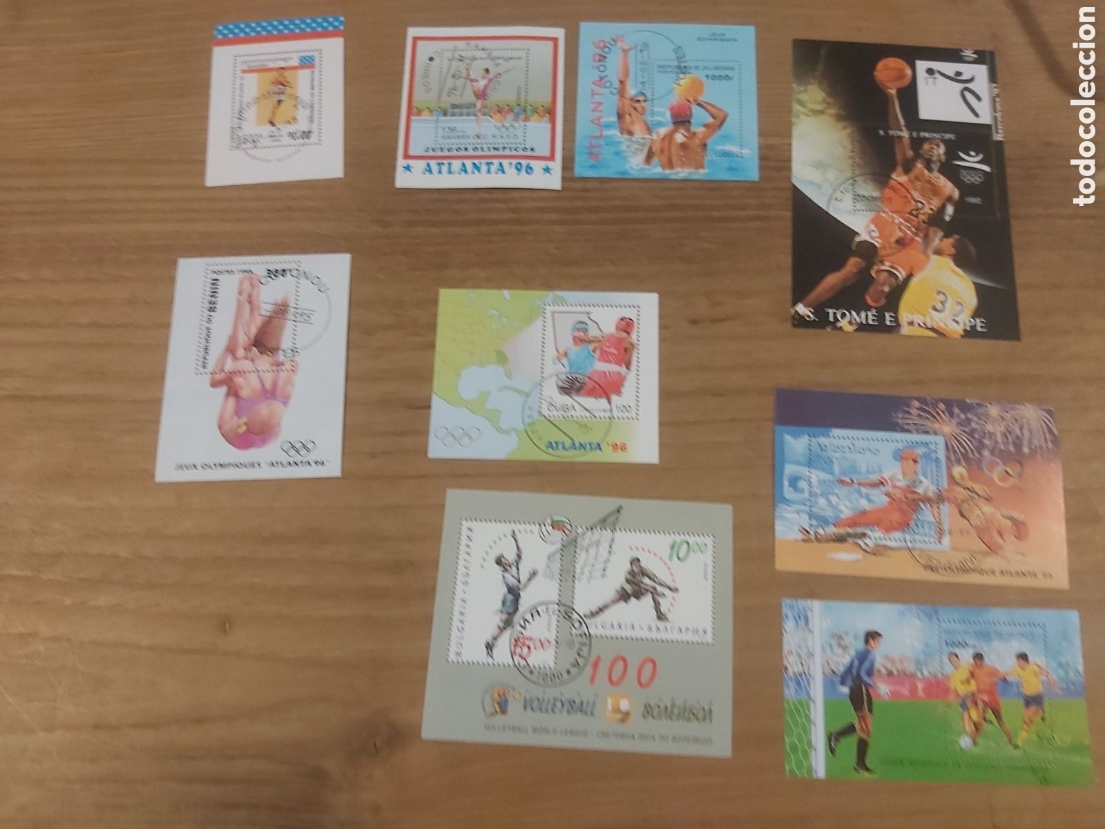 Sellos: Deportes hojas bloque usadas