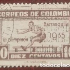 Sellos: SELLO DE COLOMBIA 1935 - III JUEGOS OLIMPICOS CENTRO Y SUDAMERICANOS EN BARRANQUILLA