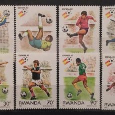 Sellos: RWANDA 1982 FOOTBALL WORLD CUP - SPAIN. NUEVO - MNH **