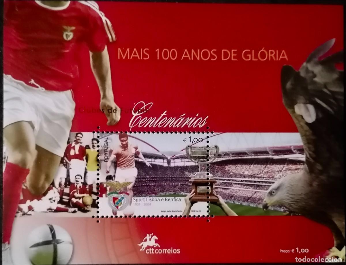 Sellos: PORTUGAL 2005 - HB F&Uacute;TBOL / CLUBES CENTENARIOS .