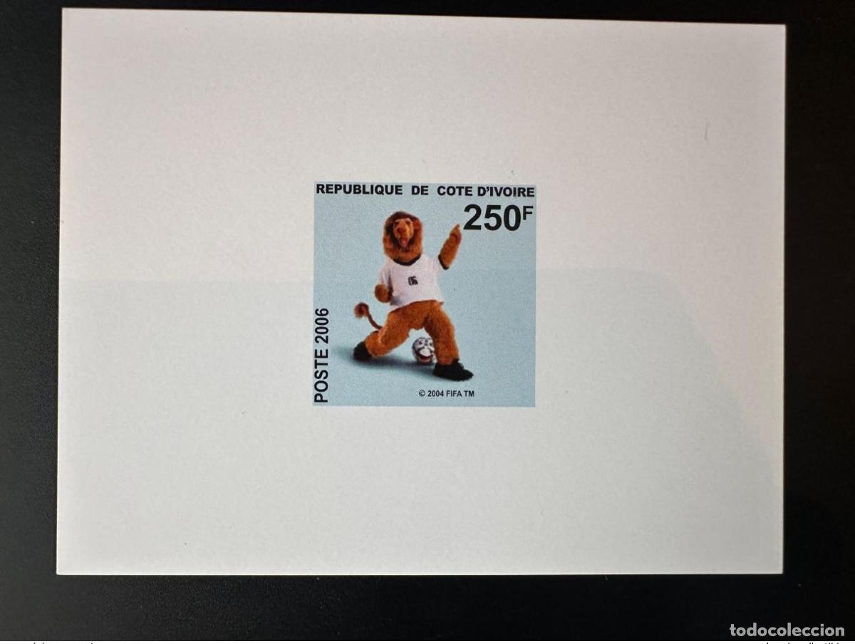 Sellos: Costa de Marfil 2006 Mi. 1486 Evento lujo Copa Mundial F&uacute;tbol Alemania