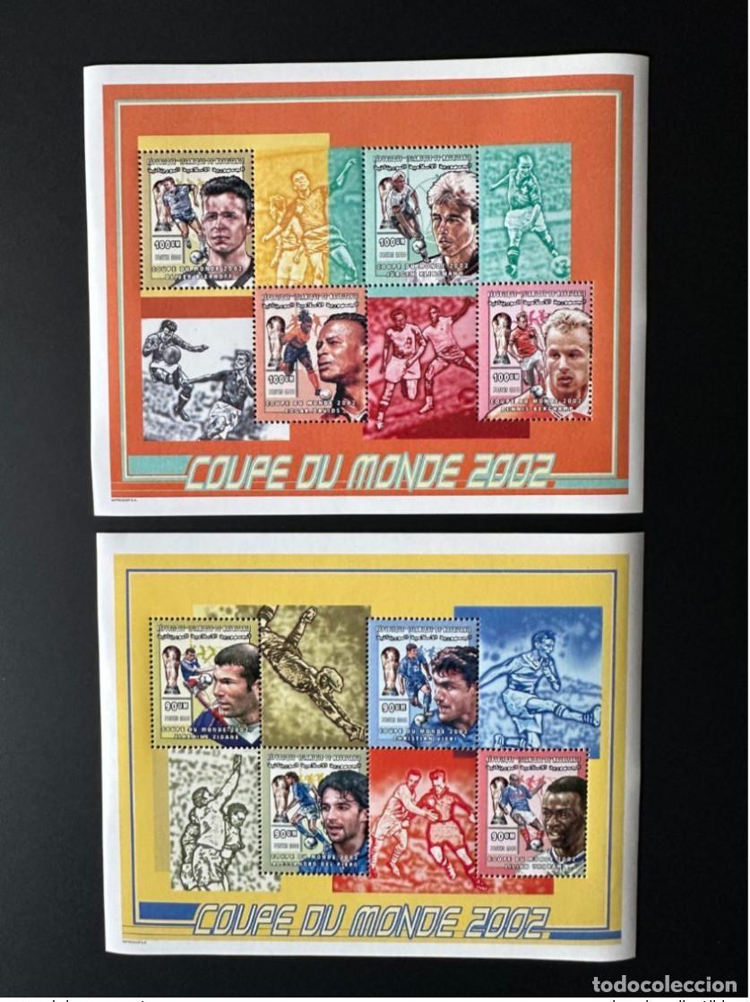 Sellos: Mauritania 2000 Mi. 1106 - 1113 Klb Copa Mundial de F&uacute;tbol FIFA 2002 Jap&oacute;n