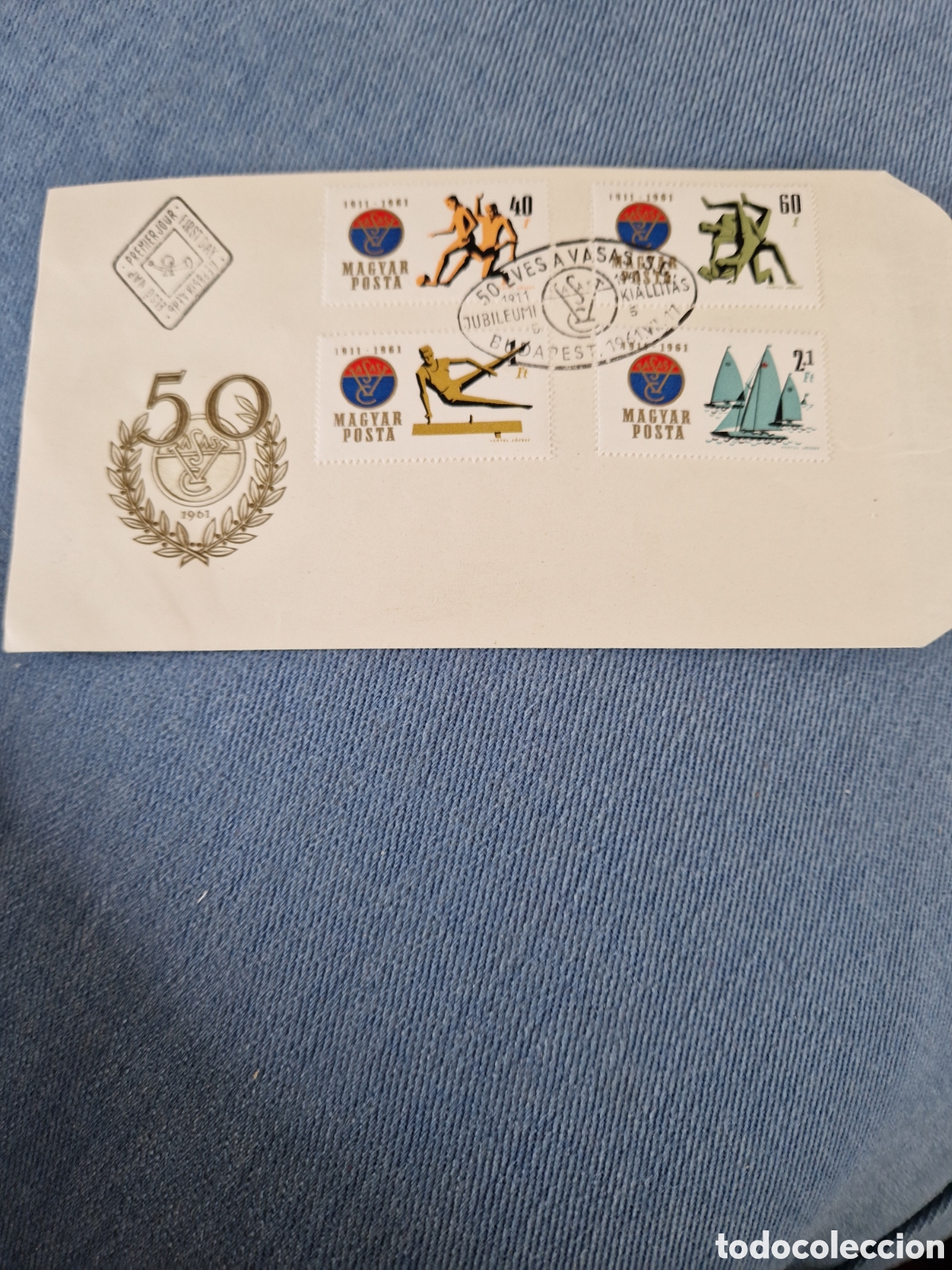 Stamps: Sellos Cincuentenario CASAS DE BUDAPEST CF