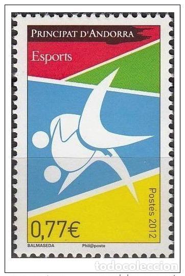 Sellos: ANDORRA 2012 DEPORTES JUEGOS OL&Iacute;MPICOS DE JUDO JUEGO LONDRES