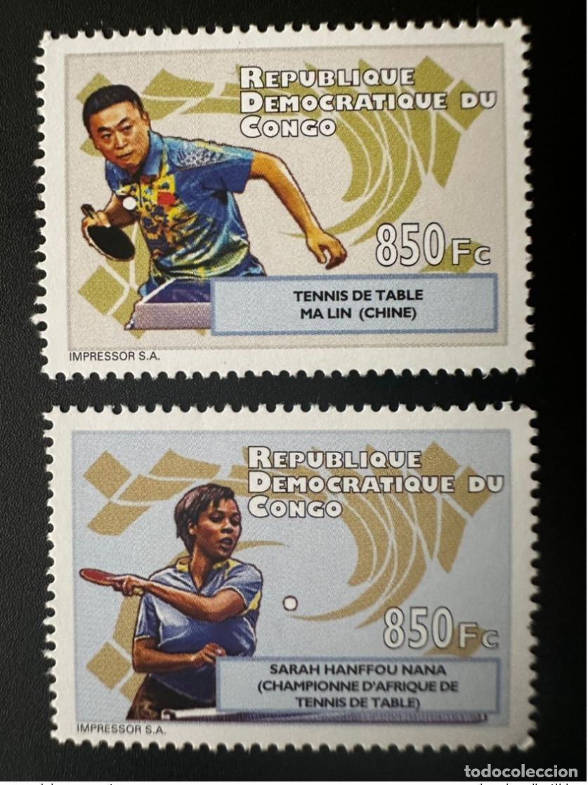 Sellos: Congo Kinshasa 2012 Mi. 2104 - 2105 Tenis de mesa Ping Pong Sport China