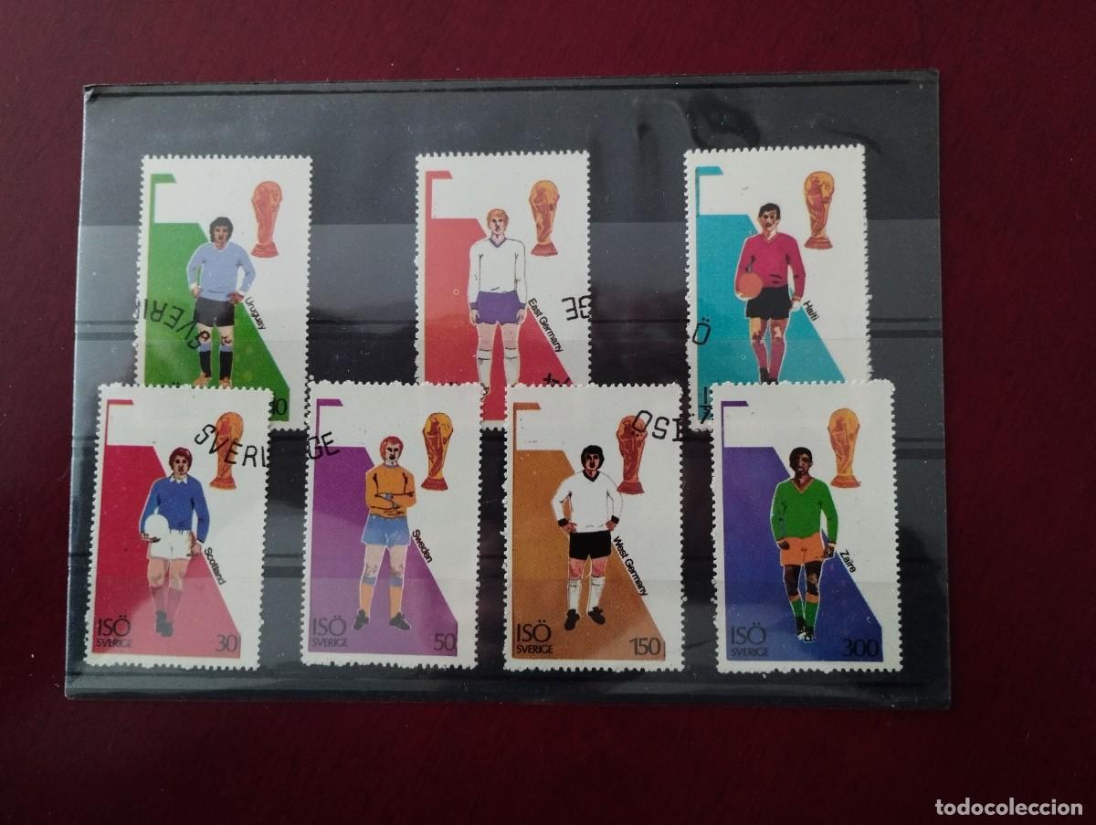 Sellos: SELLOS TEMA EL FUTBOL MUNDIAL 1974 SUECIA ESCOCIA URUGUAY ALEMANIA ZAIRE HAITI
