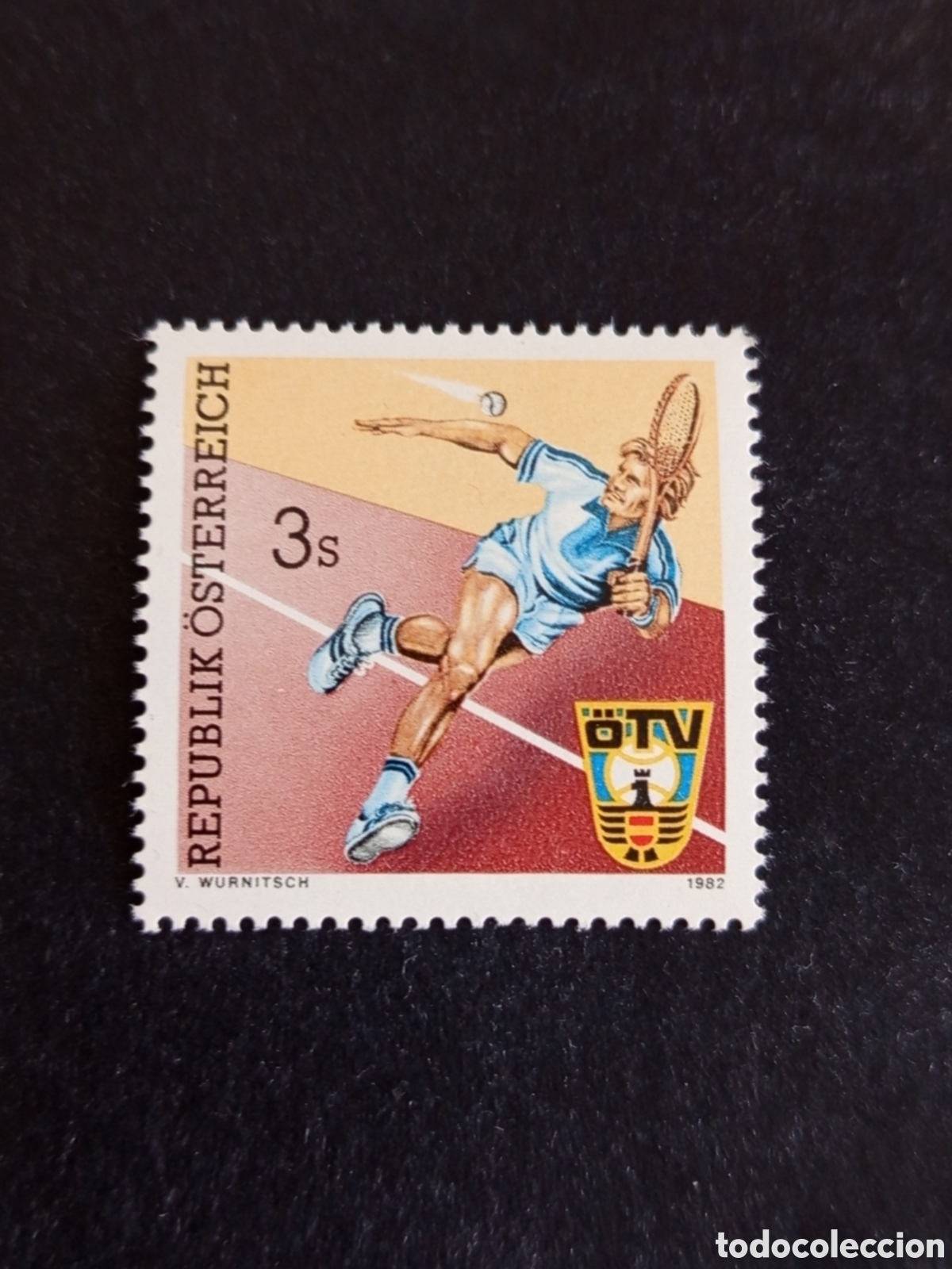 Sellos: AUSTRIA, 1982. Deportes: tenis Yvert 1536. Pedido m&iacute;nimo 3 &euro;. Ver fotos. Serie completa en nuevo