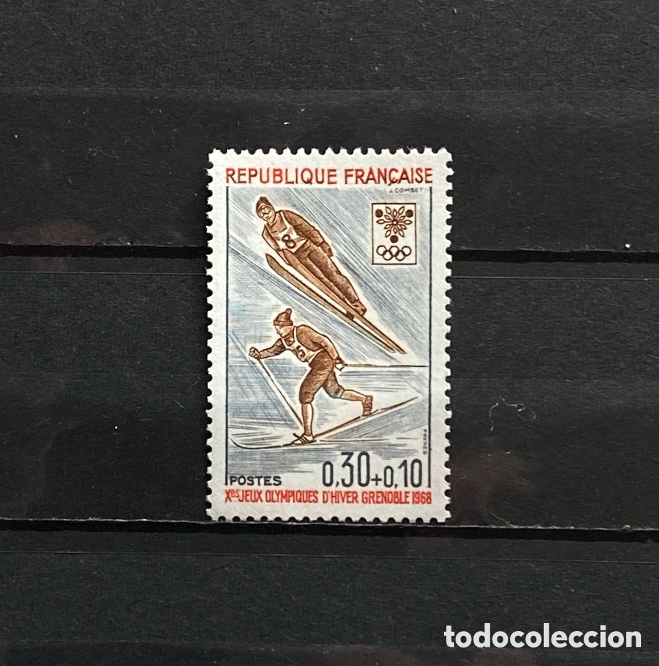 Sellos: Sellos, nuevo, de Francia 1968 Yvert 1543 Olimpiadas
