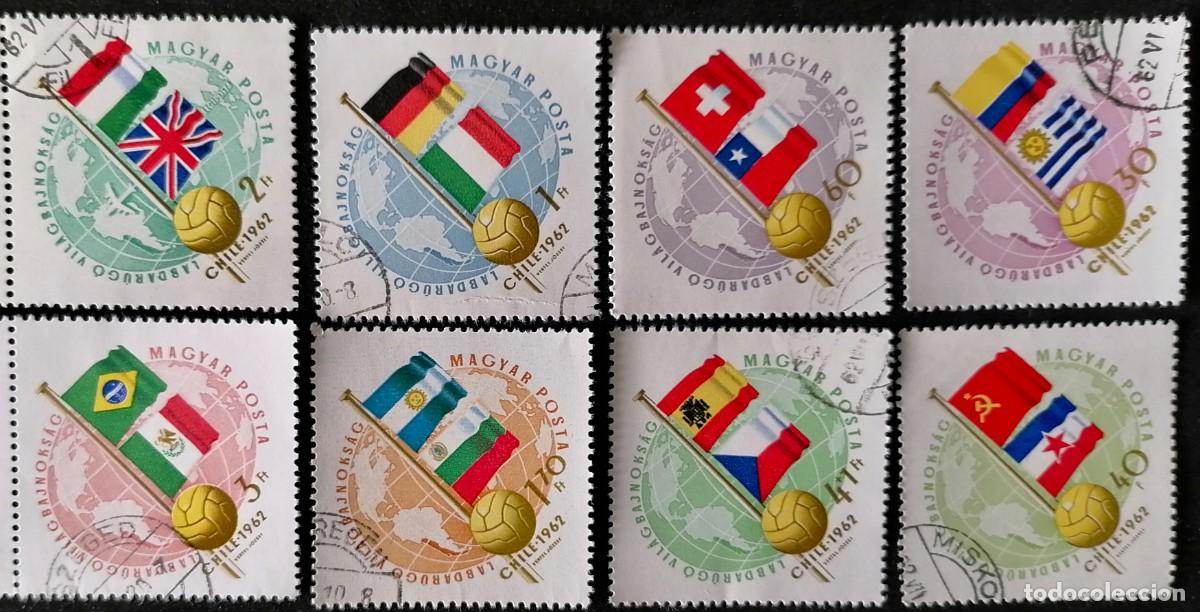 Sellos: HUNGRIA 1962 - MUNDIAL DE F&Uacute;TBOL .