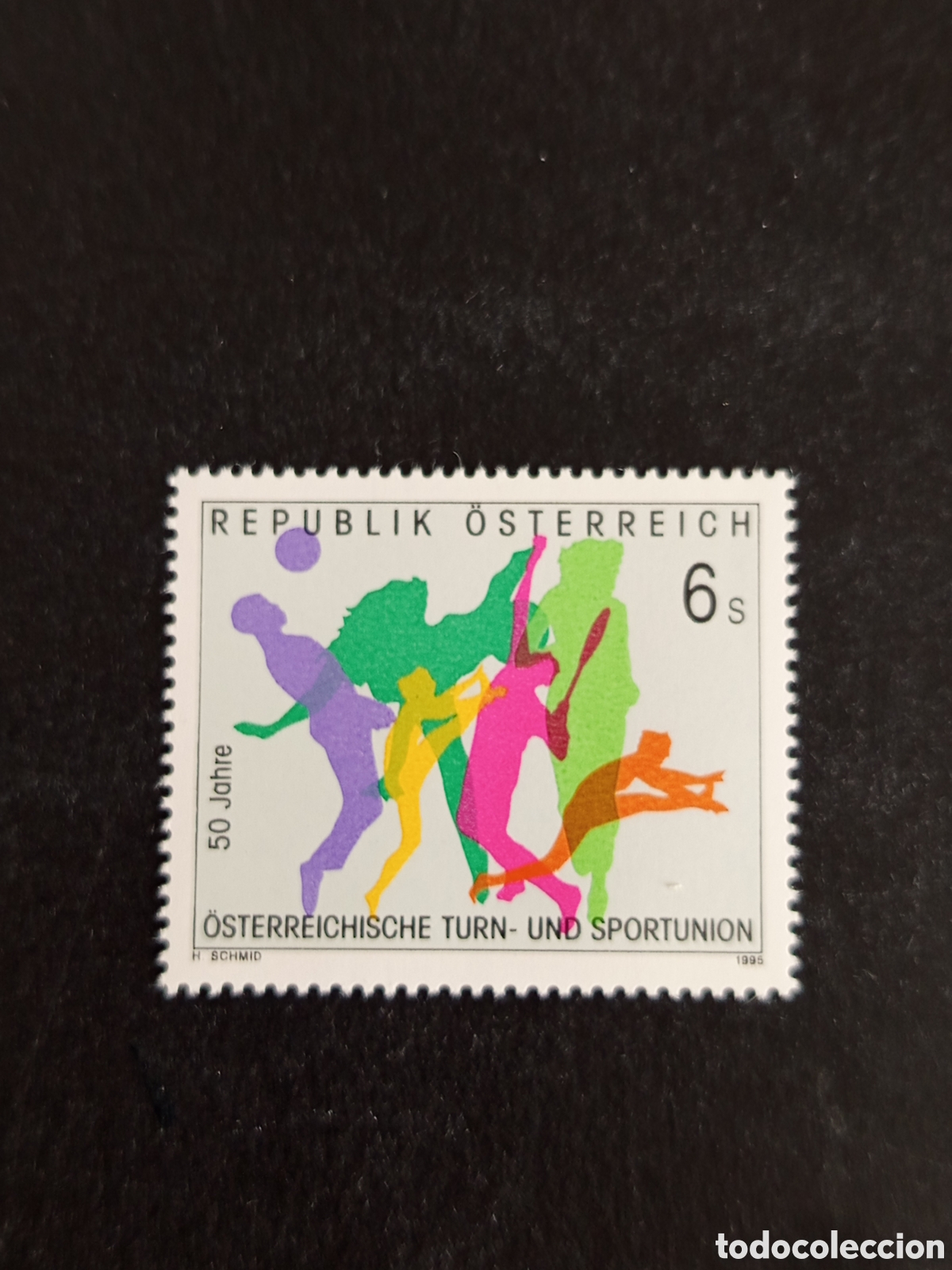 Sellos: AUSTRIA, 1995. Deporte y Gimnasia . Yvert 1976. Pedido m&iacute;nimo 3 &euro;. Ver fotos . Sello en nuevo