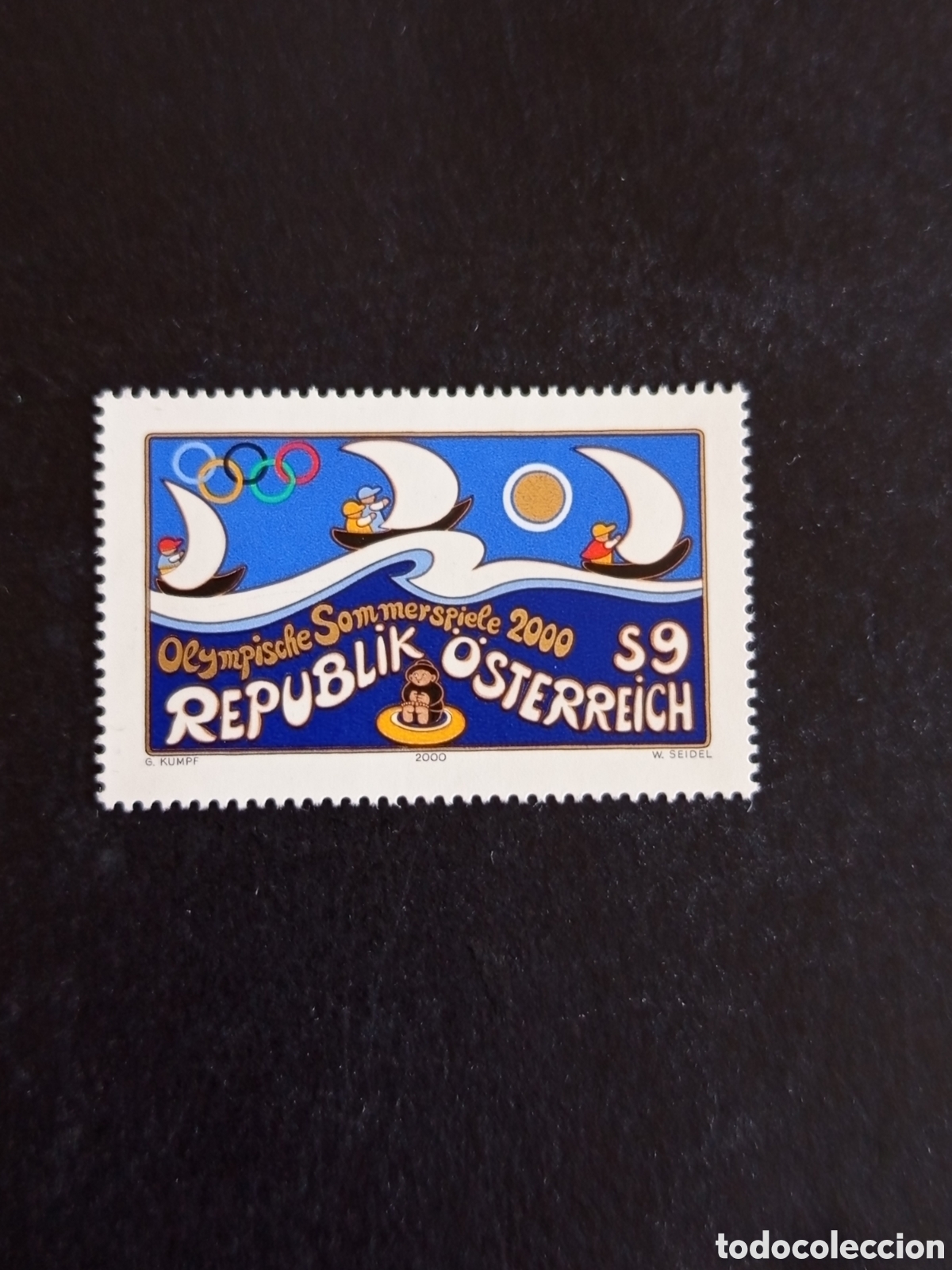 Sellos: AUSTRIA, 2000. Deporte: Juegos Ol&iacute;mpicos de Sydney. Pedido m&iacute;nimo 3 &euro;. Ver fotos. Sello sin circular