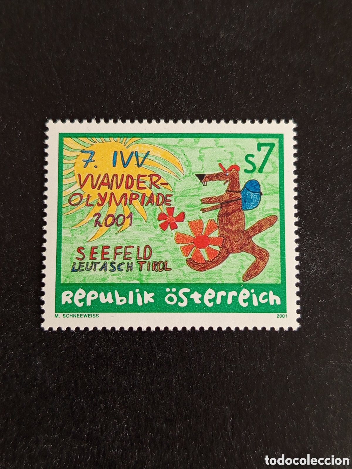 Sellos: AUSTRIA, 2001. VII Olimpiada IVV. Deporte Pedestre. . Pedido m&iacute;nimo 3 &euro;. Ver fotos.