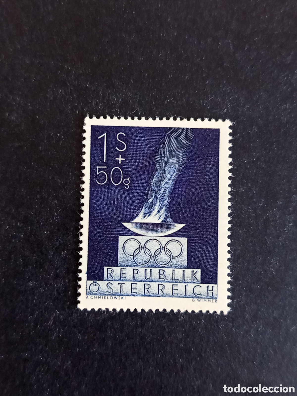 Sellos: AUSTRIA, 1948. Juegos Ol&iacute;mpicos de Londres. Yvert 696. Ver fotos. Serie completa.