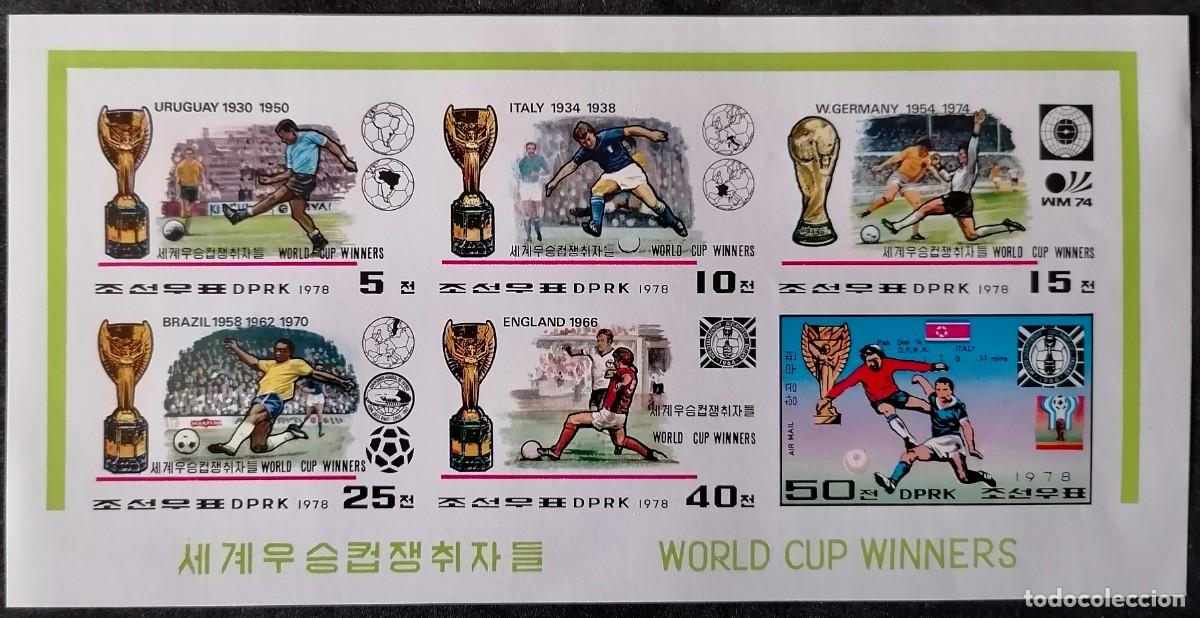 Sellos: COREA 1978 - HB MUNDIAL DE F&Uacute;TBOL .