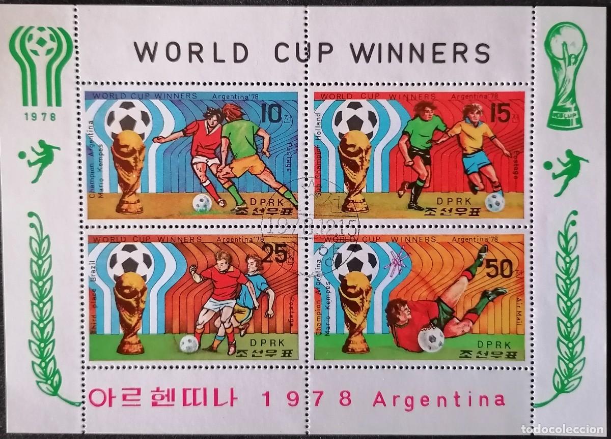 Sellos: COREA 1978 - HB MUNDIAL DE F&Uacute;TBOL .