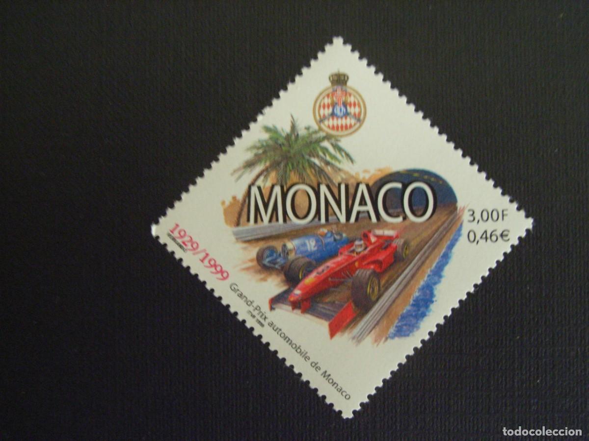 Sellos: MONACO N&ordm; YVERT 2200*** A&Ntilde;O 1999. 70 ANIVERSARIO GRAN PREMIO MONACO DE AUTOMOVILISMO