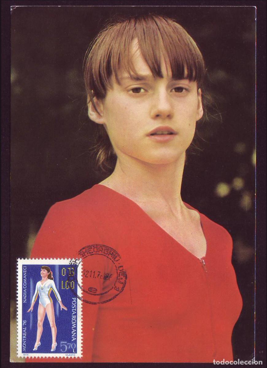 Sellos: MC (TM) Romania, 1976 | Nadia Comaneci | Yv: 2990, Mi: 3378, SG: 4247