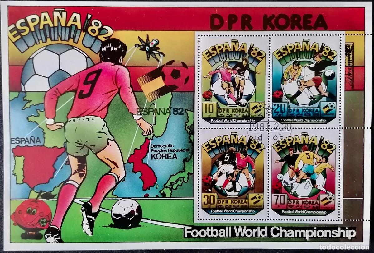 Briefmarken: COREA 1981 - HB MUNDIAL DE F&Uacute;TBOL / ESPA&Ntilde;A 82 .
