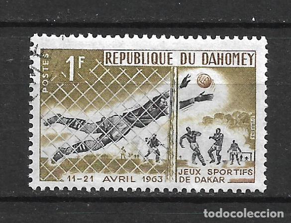Sellos: dahomey 1963 sello usado futbol - 22/1
