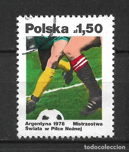 Sellos: polonia 1978 sello usado futbol - 22/1