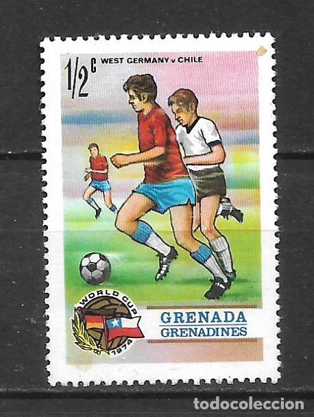 Sellos: grenada sello usado deporte futbol - 22/14