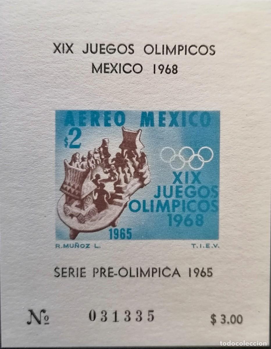 Sellos: M&Eacute;XICO 1965 - HB - JJ.OO M&Eacute;XICO .