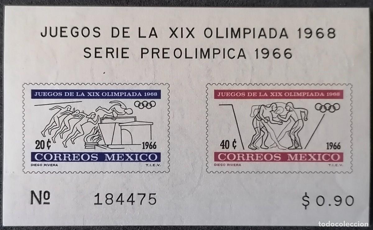 Sellos: M&Eacute;XICO 1966 - HB - JJ.OO M&Eacute;XICO .