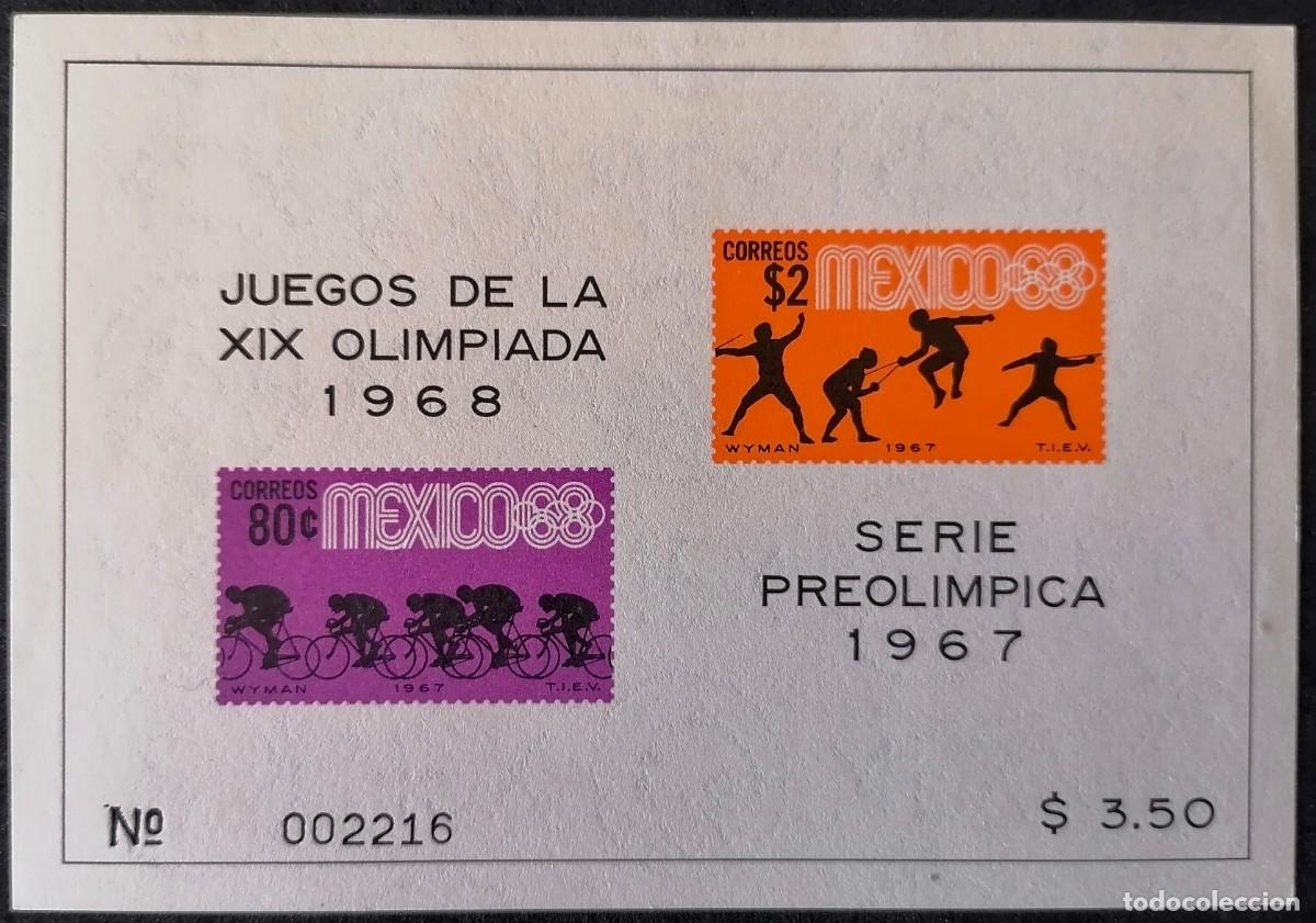 Sellos: M&Eacute;XICO 1967 - HB - JJ.OO M&Eacute;XICO .
