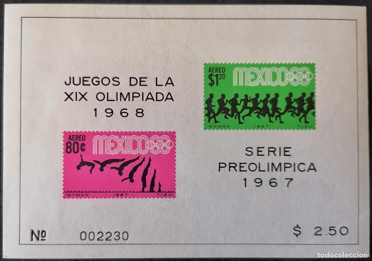 Sellos: M&Eacute;XICO 1967 - HB - JJ.OO M&Eacute;XICO .