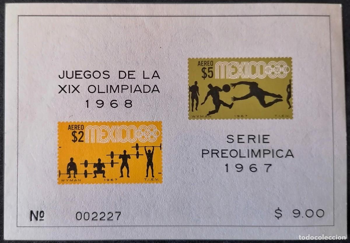 Sellos: M&Eacute;XICO 1967 - HB - JJ.OO M&Eacute;XICO .