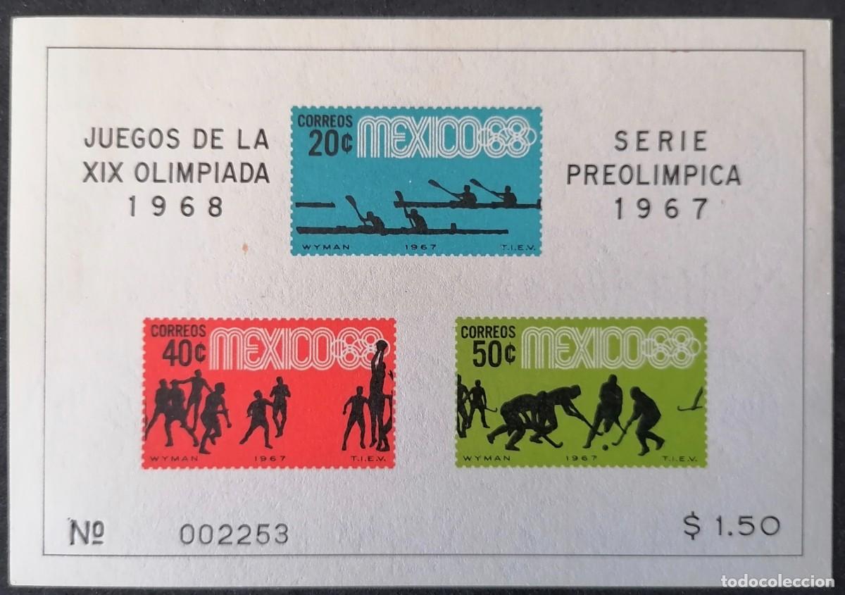 Sellos: M&Eacute;XICO 1967 - HB - JJ.OO M&Eacute;XICO .