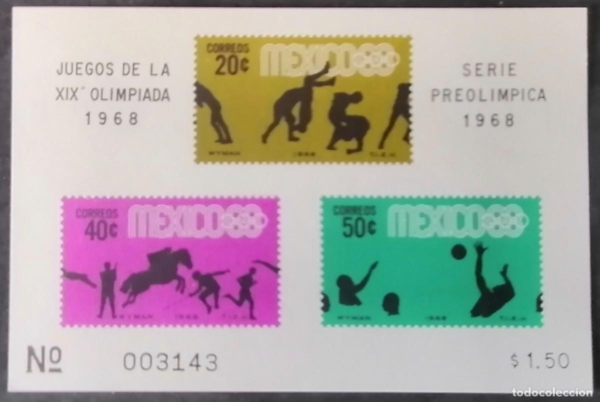 Sellos: M&Eacute;XICO 1968 - HB - JJ.OO M&Eacute;XICO .