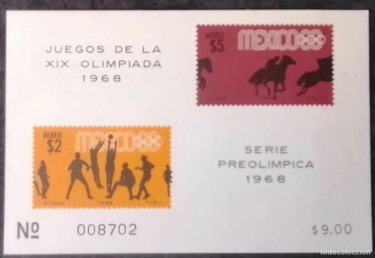 Sellos: M&Eacute;XICO 1968 - HB - JJ.OO M&Eacute;XICO .
