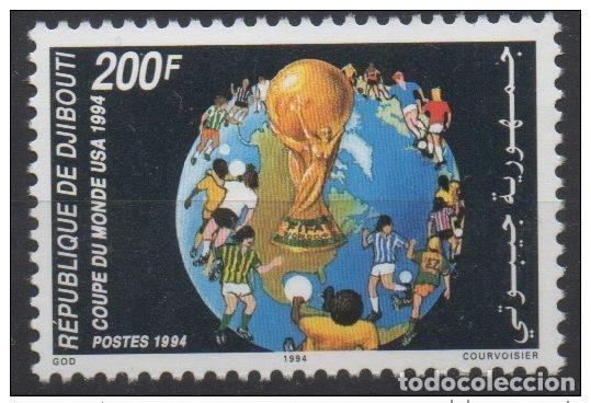 Sellos: Yibuti 1994 Mi. 601 nueve MNH Copa Mundial de la FIFA WM USA &iexcl;RARO!