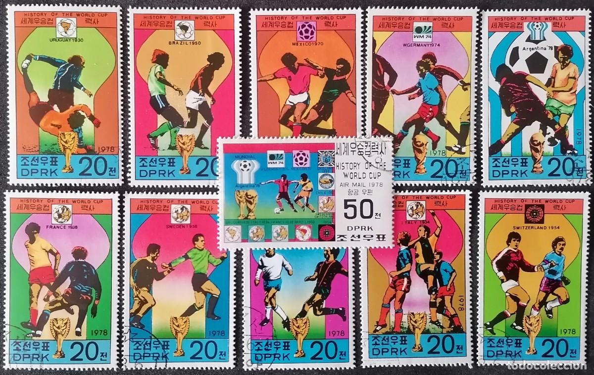 Sellos: COREA 1978 - HISTORIA DEL F&Uacute;TBOL .