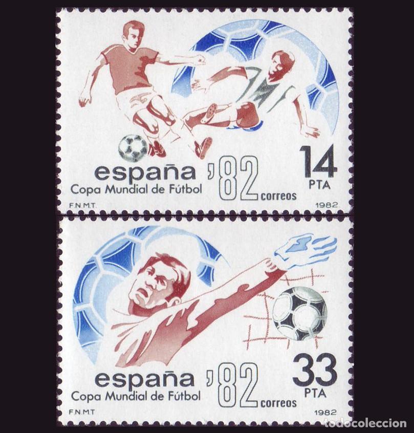 Sellos: 2v Espa&ntilde;a, 1982 | Spain '82 World Cup | Ed: 2661/2, Yv: 2288/9, Mi: 2548/9, Sc: 2293/4 MNH **
