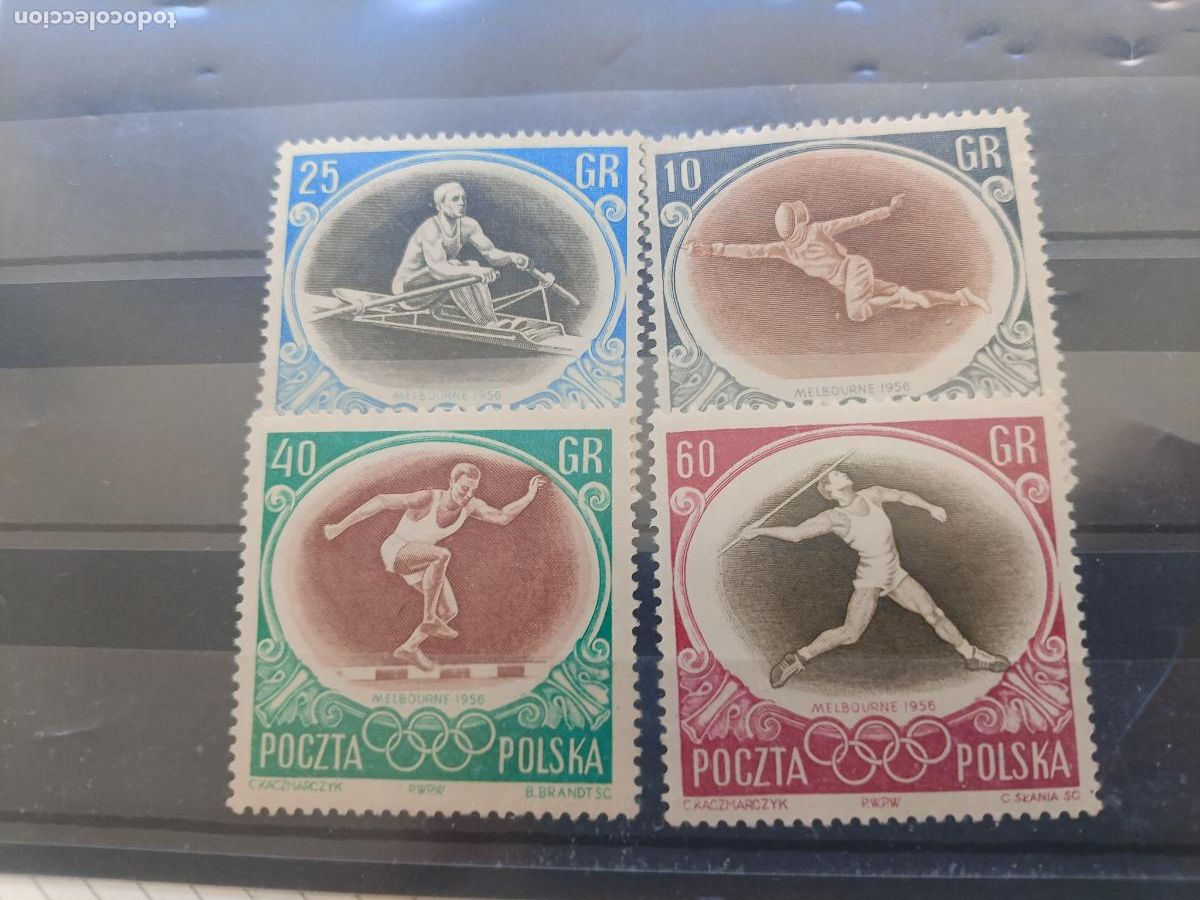 Sellos: Polonia. Deportes. 4 sellos nuevos