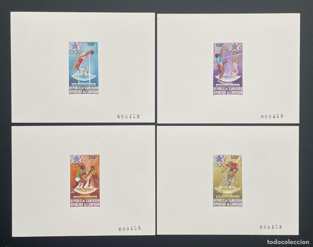 Sellos: Camer&uacute;n 1984 Mi. 1036 - 1039 evento de lujo Juegos Ol&iacute;mpicos Los &Aacute;ngeles deporte