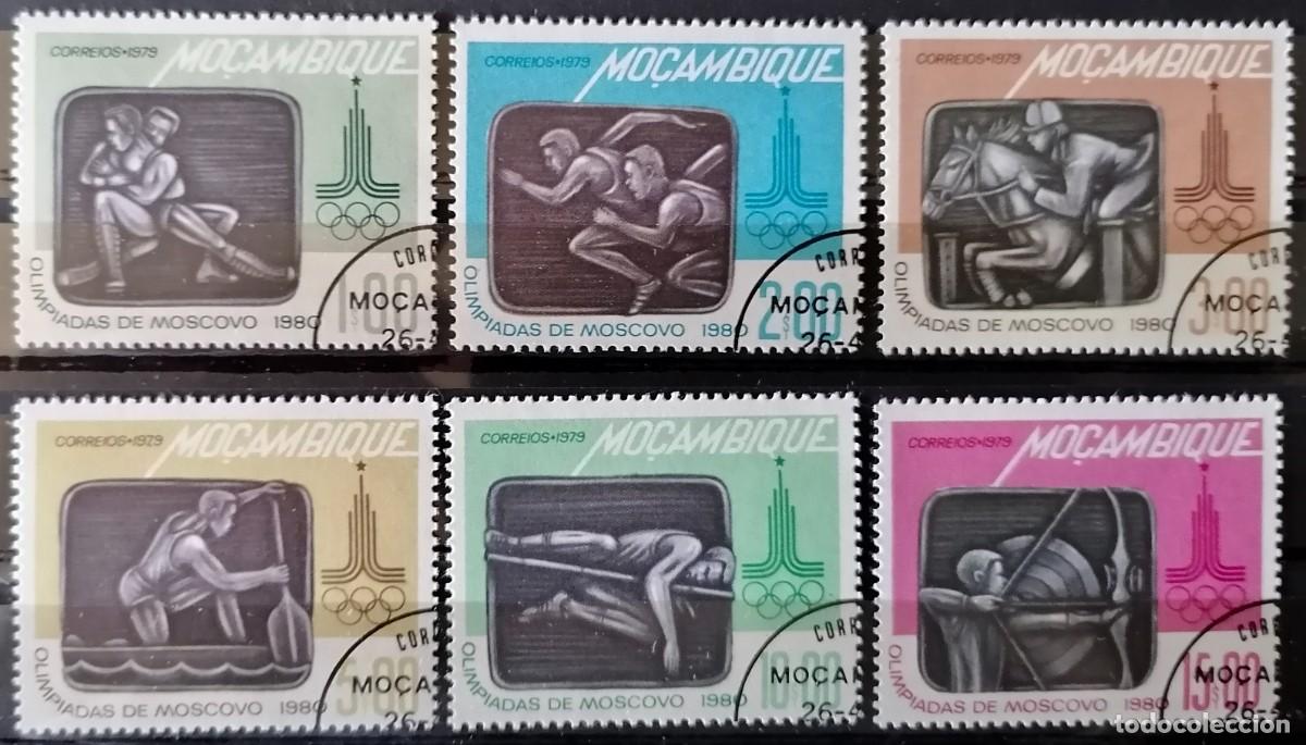 Sellos: MOZAMBIQUE 1979 - JJ.OO. MOSC&Uacute; '80