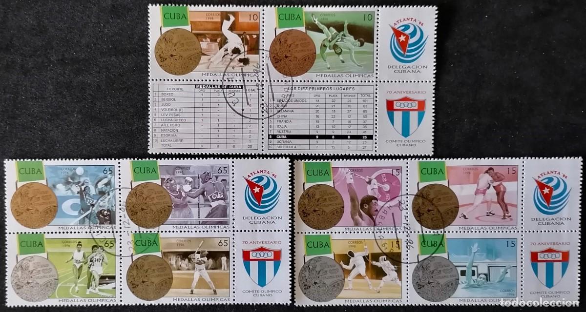 Sellos: CUBA 1996 - JJ.OO. ATLANTA .