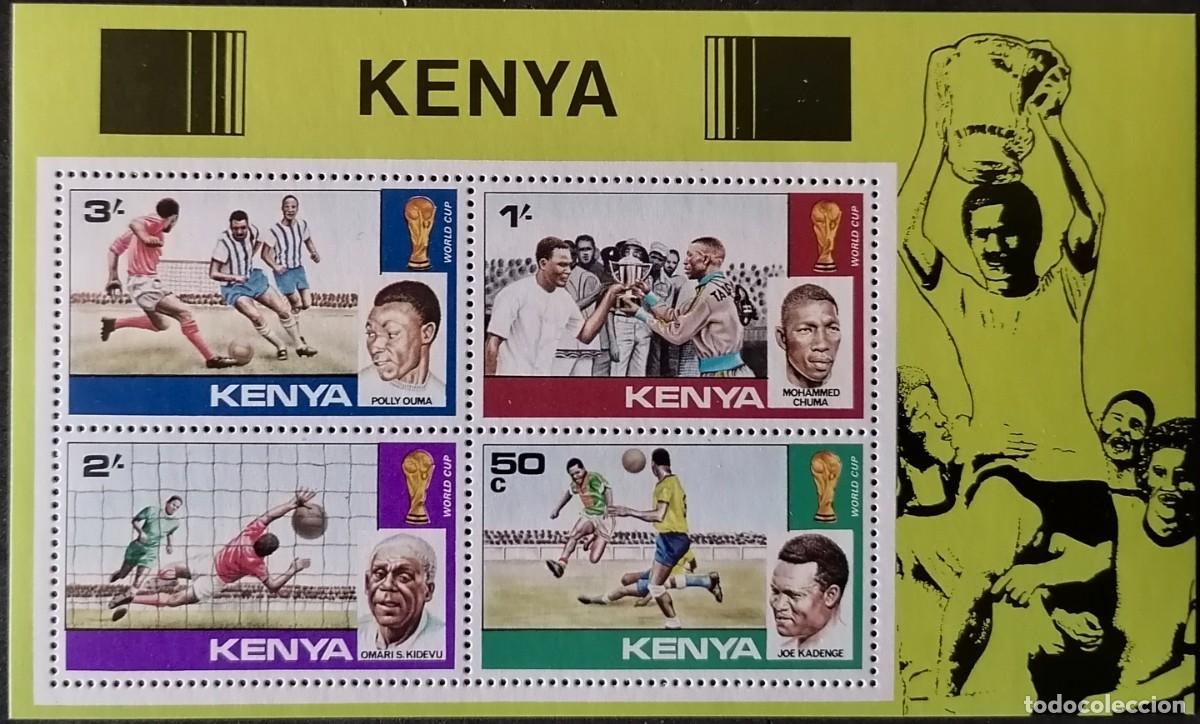 Sellos: KENIA 1978 - HB MUNDIAL DE F&Uacute;TBOL ARGENTINA '78 .