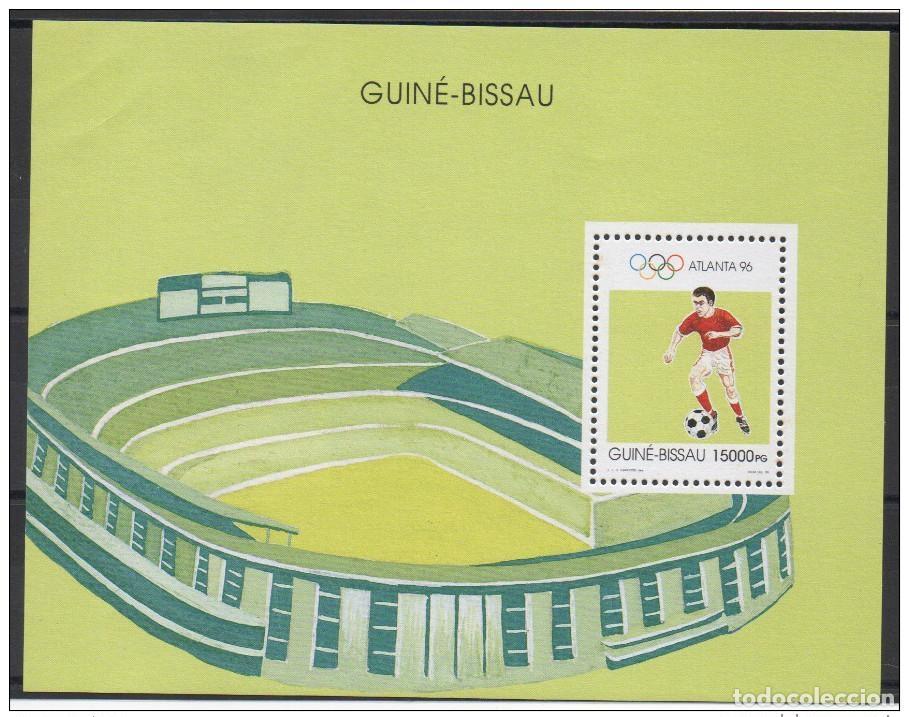 Francobolli: Guinea-Bis&aacute;u 1996 Juegos Ol&iacute;mpicos de F&uacute;tbol Atlanta Mi. Bl. 297 MNH