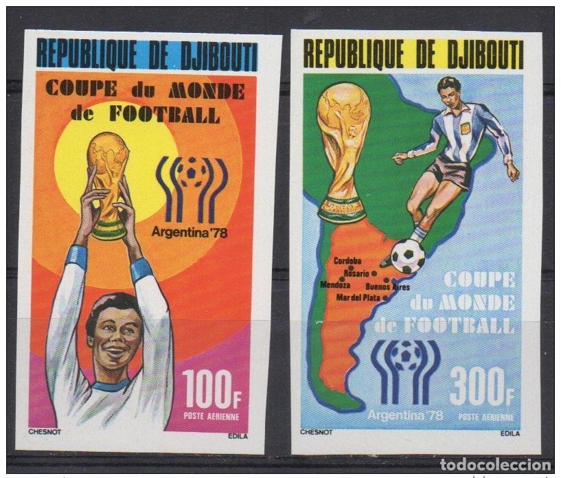 Francobolli: Yibuti 1978 IMPERF ND Mi. 220-221 Copa Mundial WM de la FIFA Argentina F&uacute;tbol