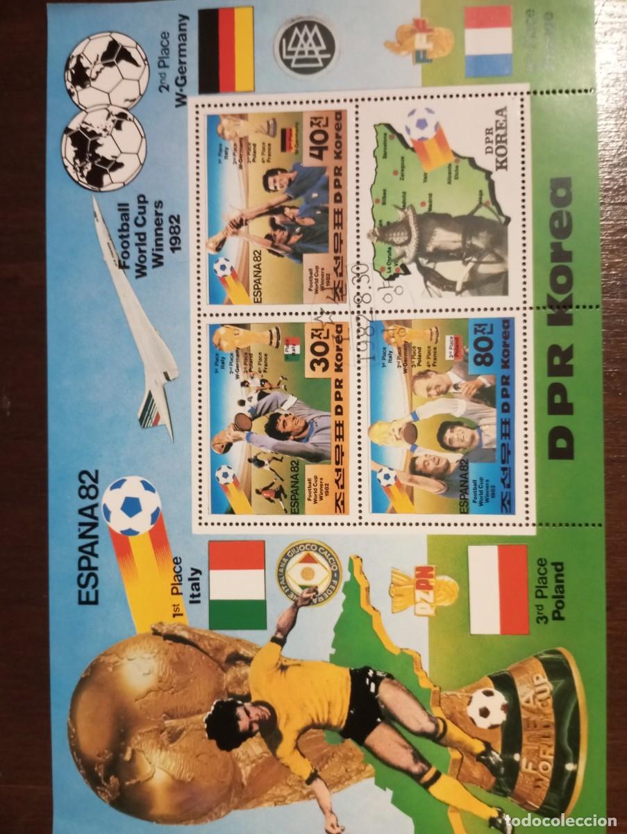 Sellos: FUTBOL, VENCEDORES DEL MUNDIAL ESPA&Ntilde;A 82