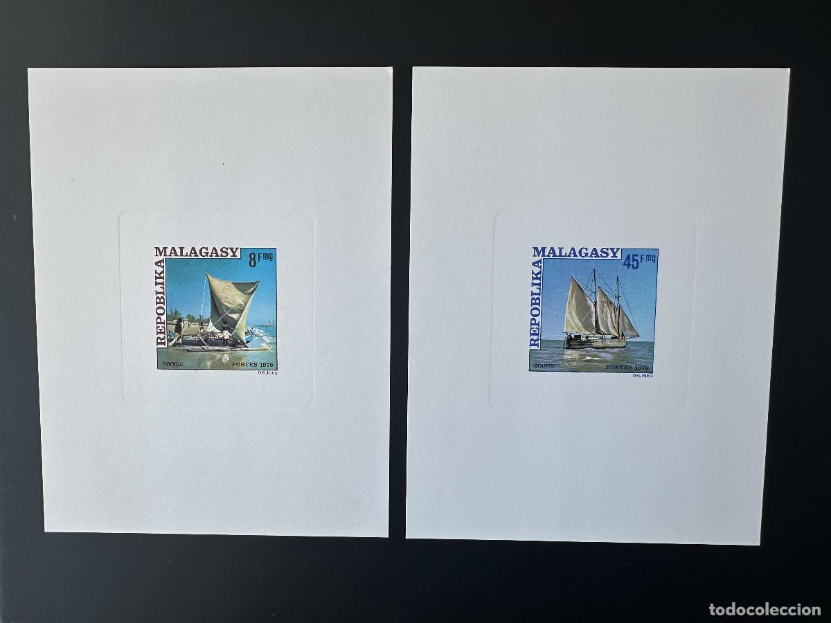 Sellos: Madagascar 1975 Mi. 773 - 774 Evento de lujo veleros barco Segelschiff vela